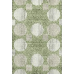 Premium Machine Washable Mayfield AMF900 Green 5' x 7'6" Rug