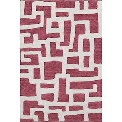 Premium Machine Washable Mayfield AMF903 Garnet 5' x 7'6" Rug