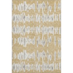 Premium Machine Washable Mayfield AMF905 Gold 5' x 7'6" Rug