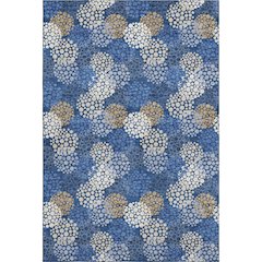 Premium Machine Washable Mayfield AMF908 Navy 5' x 7'6" Rug