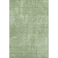 Premium Machine Washable Mayfield AMF912 Green 5' x 7'6" Rug