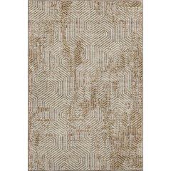 Premium Machine Washable Mayfield AMF912 Mocha 5' x 7'6" Rug
