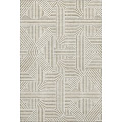 Premium Machine Washable Mayfield AMF917 Beige 5' x 7'6" Rug