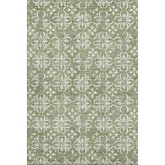 Premium Machine Washable Mayfield AMF930 Green 5' x 7'6" Rug