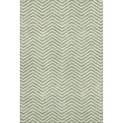 Premium Machine Washable Mayfield AMF934 Green 5' x 7'6" Rug