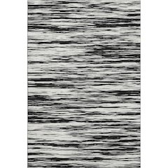 Premium Machine Washable Mayfield AMF951 Black 5' x 7'6" Rug