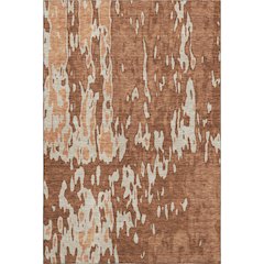 Premium Machine Washable Mayfield AMF957 Paprika 5' x 7'6" Rug