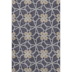 Premium Machine Washable Mayfield AMF958 Charcoal 5' x 7'6" Rug