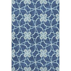 Premium Machine Washable Mayfield AMF958 Navy 5' x 7'6" Rug