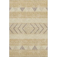 Premium Machine Washable Mayfield AMF965 Gold 5' x 7'6" Rug