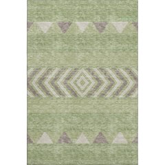 Premium Machine Washable Mayfield AMF965 Green 5' x 7'6" Rug