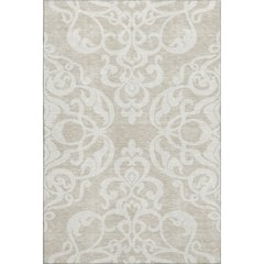 Premium Machine Washable Mayfield AMF973 Beige 5' x 7'6" Rug