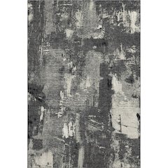 Premium Machine Washable Mayfield AMF989 Black 5' x 7'6" Rug