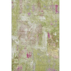 Premium Machine Washable Mayfield AMF989 Lime 5' x 7'6" Rug