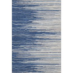 Premium Machine Washable Mayfield AMF996 Navy 5' x 7'6" Rug