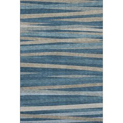 Premium Machine Washable Mayfield AMF997 Denim 5' x 7'6" Rug