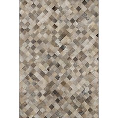 Luxury Washable Indoor/Outdoor Bozeman Gray 5' x 7'6" Rug