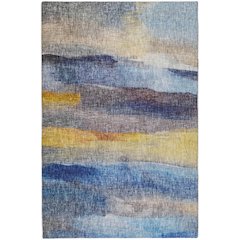 Luxury Washable Boca Blue 5' x 7'6" Rug