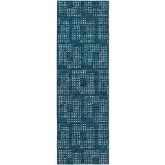 Delano DA1 Navy 2'6" x 12' Runner Rug