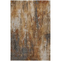 Luxury Washable Indoor/Outdoor Kochi Rust 5' x 7'6" Rug