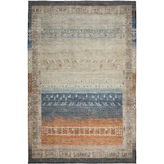 Indoor/Outdoor Karaj Brown 5' x 7'6" Rug