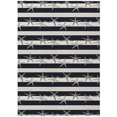 Indoor/Outdoor Surfside ASR42 Midnight Washable 5' x 7'6" Rug