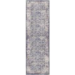 Jericho JC3 Violet 2'6" x 12' Runner Rug