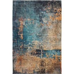 Indoor/Outdoor Nouveau Teal 5' x 7'6" Rug