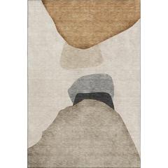 Luxury Washable Odyssey OY17 Taupe 3' x 5' Rug