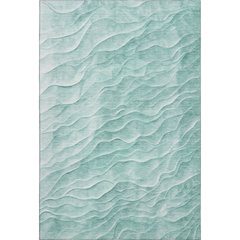 Machine Washable Indoor/Outdoor Pacifica Aqua 5' x 7'6" Rug