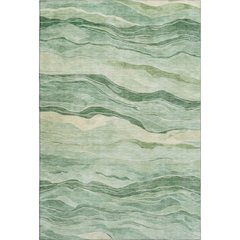 Machine Washable Indoor/Outdoor Pacifica Green 5' x 7'6" Rug