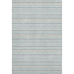 Luxury Washable Indoor/Outdoor Soft Essentials SE2 Blue 5' x 7'6" Rug