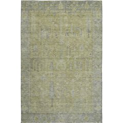 Luxury Washable Indoor/Outdoor Solace Aloe 5' x 7'6" Rug
