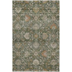 Indoor/Outdoor Silk Road Basil 5' x 7'6" Rug