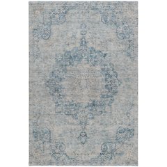 Luxury Washable Indoor/Outdoor Tabrook Blue 5' x 7'6" Rug