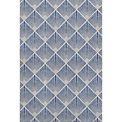 Luxury Washable Indoor/Outdoor The Reserve Navy 5' x 7'6" Rug