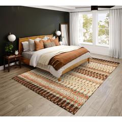 Bravado Canyon Transitional Ikat 3' x 5' Area Rug Canyon ABV31
