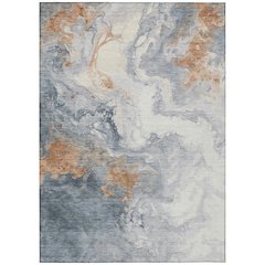 Machine Washable Indoor/Outdoor Chantille Gray 8' x 10' Rug
