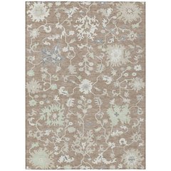 Machine Washable Indoor/Outdoor Chantille Taupe 8' x 10' Rug