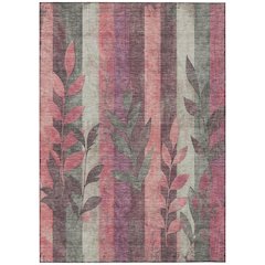 Machine Washable Indoor/Outdoor Chantille Blush 8' x 10' Rug