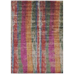 Machine Washable Indoor/Outdoor Chantille Putty 8' x 10' Rug