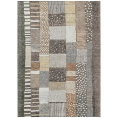 Machine Washable Indoor/Outdoor Chantille Brown 8' x 10' Rug