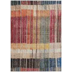 Machine Washable Indoor/Outdoor Chantille Beige 8' x 10' Rug