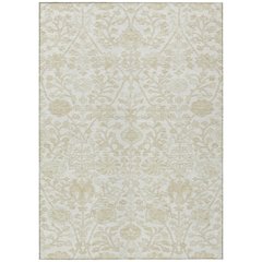 Machine Washable Indoor/Outdoor Chantille Ivory 8' x 10' Rug