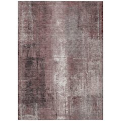 Machine Washable Indoor/Outdoor Chantille Blush 8' x 10' Rug