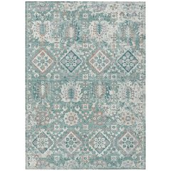 Machine Washable Indoor/Outdoor Chantille Seafoam 8' x 10' Rug