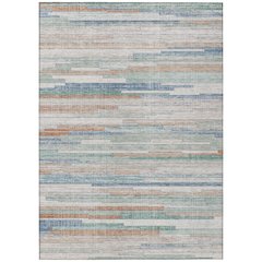 Machine Washable Indoor/Outdoor Chantille Linen 8' x 10' Rug