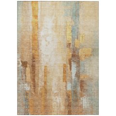 Machine Washable Indoor/Outdoor Chantille ACN2020 Copper 8' x 10' Rug