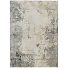 Machine Washable Indoor/Outdoor Chantille ACN2022 Pewter 8' x 10' Rug