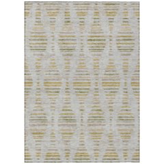 Machine Washable Indoor/Outdoor Chantille ACN2027 Ivory 8' x 10' Rug